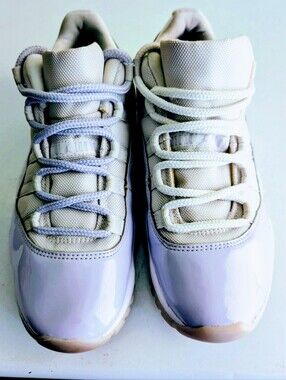 Jordan 11s Retro Low sneakers In A Light Lavender and White. Size 9.5